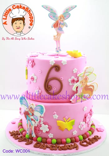 Best Customised Cake Singapore custom cake 2D 3D birthday cake cupcakes wedding corporate events anniversary fondant fresh cream buttercream cakes alittlecakeshoppe compliments review singapore bakers SG cakeshop ah beng who bakes winx club fairies
