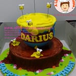 Best Customised Cake Singapore custom cake 2D 3D birthday cake cupcakes wedding corporate events anniversary fondant fresh cream buttercream cakes alittlecakeshoppe compliments review singapore bakers SG cakeshop ah beng who bakes winnie the pooh honey pots and bees