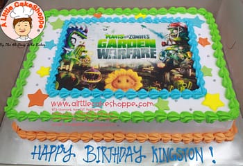 Best Customised Cake Shop Singapore custom cake 2D 3D birthday cake cupcakes desserts wedding corporate events anniversary 1st birthday 21st birthday fondant fresh cream buttercream cakes alittlecakeshoppe a little cake shoppe compliments review singapore bakers SG cake shop cakeshop ah beng who bakes plants and zombies